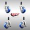 Service Caster 3 Inch 316SS Blue Poly Swivel 1 Inch Expanding Stem Caster Brake SCC, 2PK SCC-SS316EX20S314-PPUBBLUE-2-TLB-2-1 - alternate 1